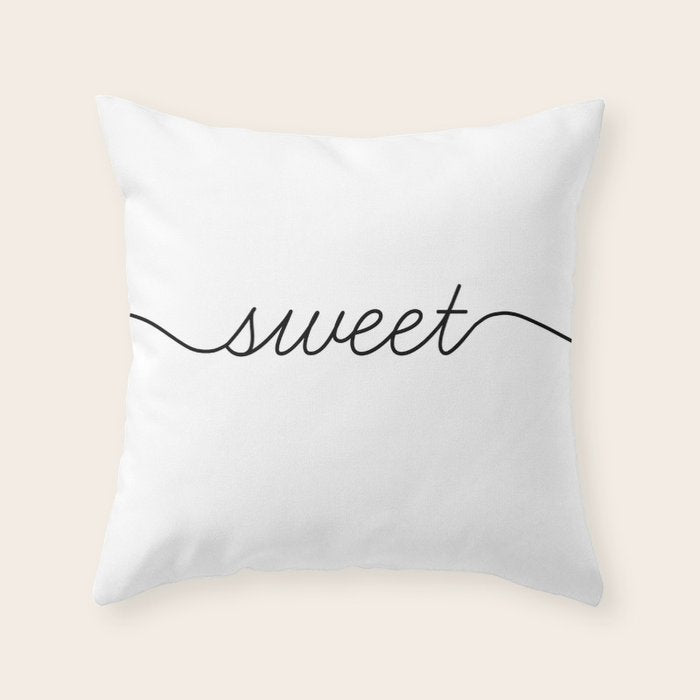 sweet dreams (1 of 2) Throw Pillow Gallery Image 1