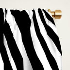 Wavy Stripes XLI - Black and White Window Curtain Gallery Image 2
