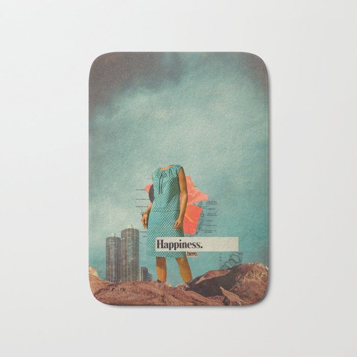 Happiness Here Bath Mat Gallery Image 1
