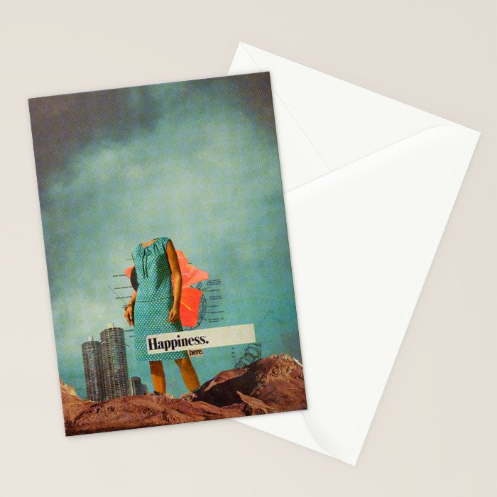 Happiness Here Stationery Card Gallery Image 2