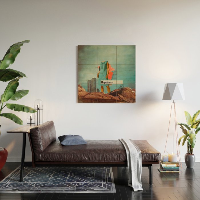 Happiness Here Wood Wall Art Gallery Image 2