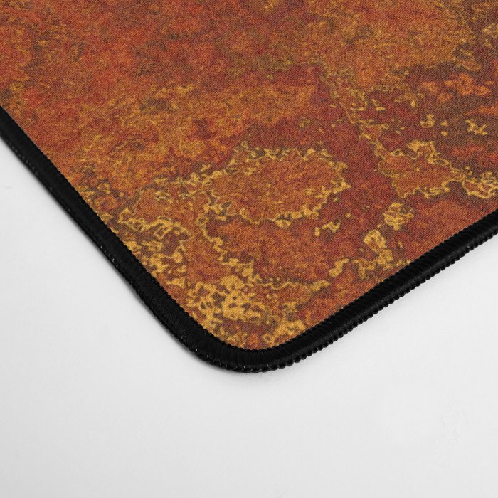 Vintage Copper Rust, Minimalist Art Desk Mat Gallery Image 4