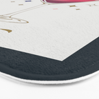 Dry Martini Cocktail Zodiac Sign Bath Mat Gallery Image 3