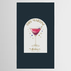 Dry Martini Cocktail Zodiac Sign Tablecloth Gallery Image 2