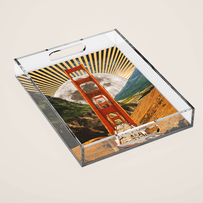 Bridge to Fantasy Land Acrylic Tray Gallery Image 1