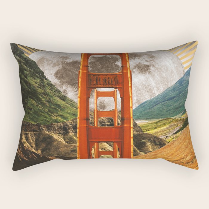 Bridge to Fantasy Land Rectangular Pillow Gallery Image 2