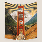 Bridge to Fantasy Land Wall Tapestry Gallery Image 4