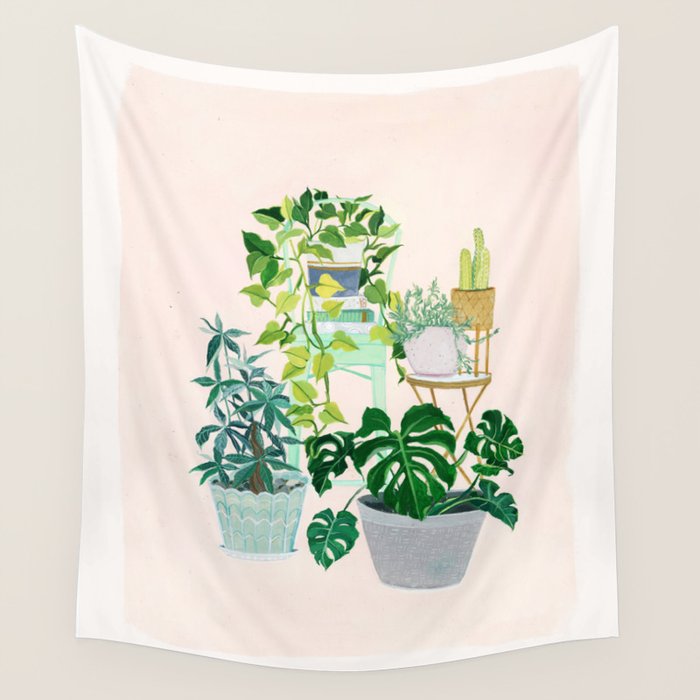 House plants Wall Tapestry Gallery Image 1