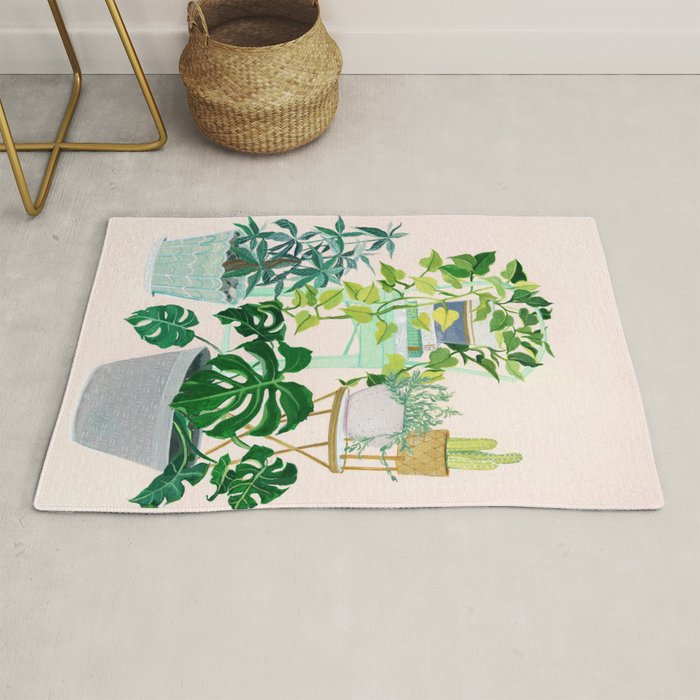 House plants Rug Gallery Image 1