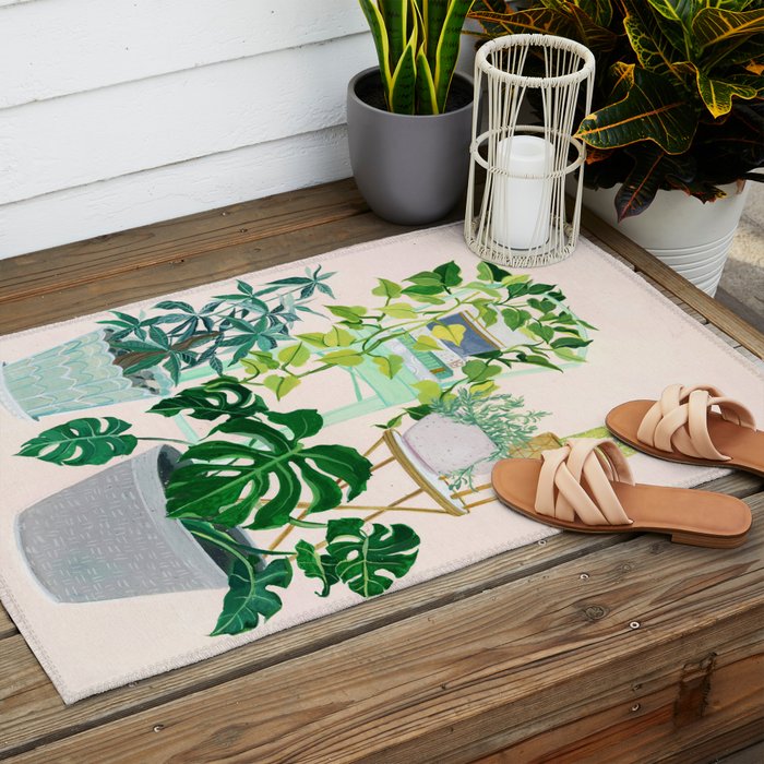 House plants Outdoor Rug Gallery Image 2
