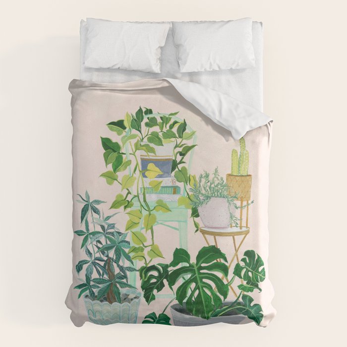 House plants Duvet Cover Gallery Image 6