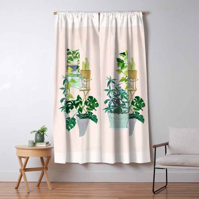 House plants Window Curtain Gallery Image 5