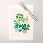 House plants Wrapping Paper Gallery Image 1
