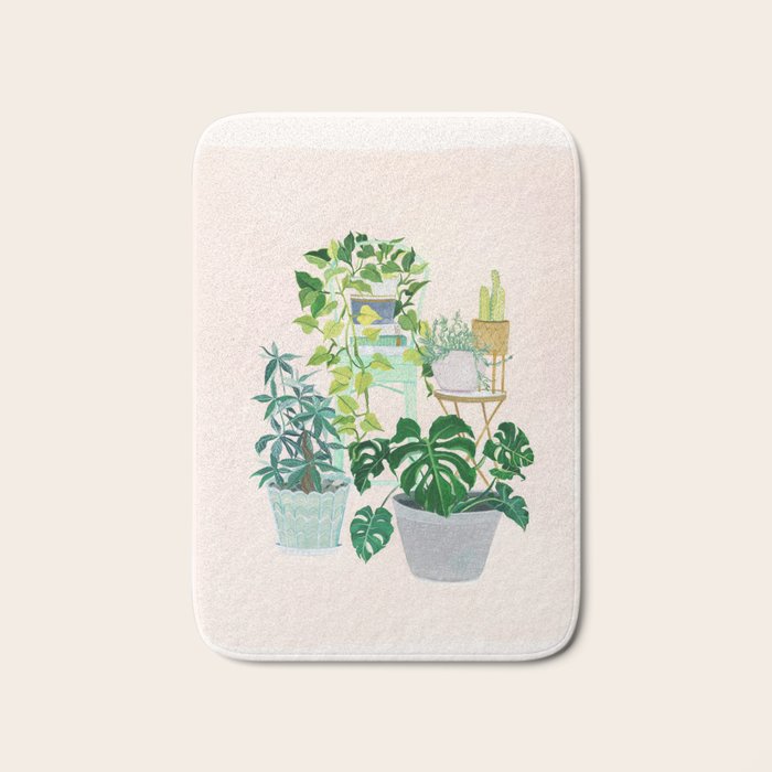 House plants Bath Mat Gallery Image 1