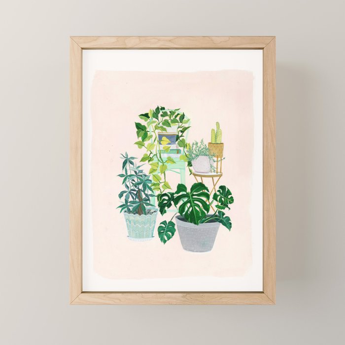 House plants Mini Art Print Gallery Image 1