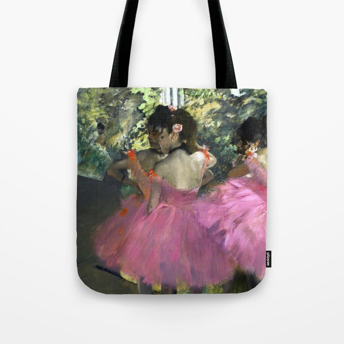 Edgar Degas Dancers in Pink Tote Bag Gallery Image 1