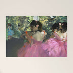 Edgar Degas Dancers in Pink Welcome Mat Gallery Image 1
