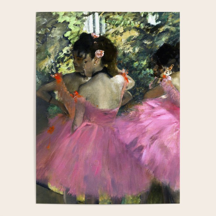 Edgar Degas Dancers in Pink Poster Gallery Image 4