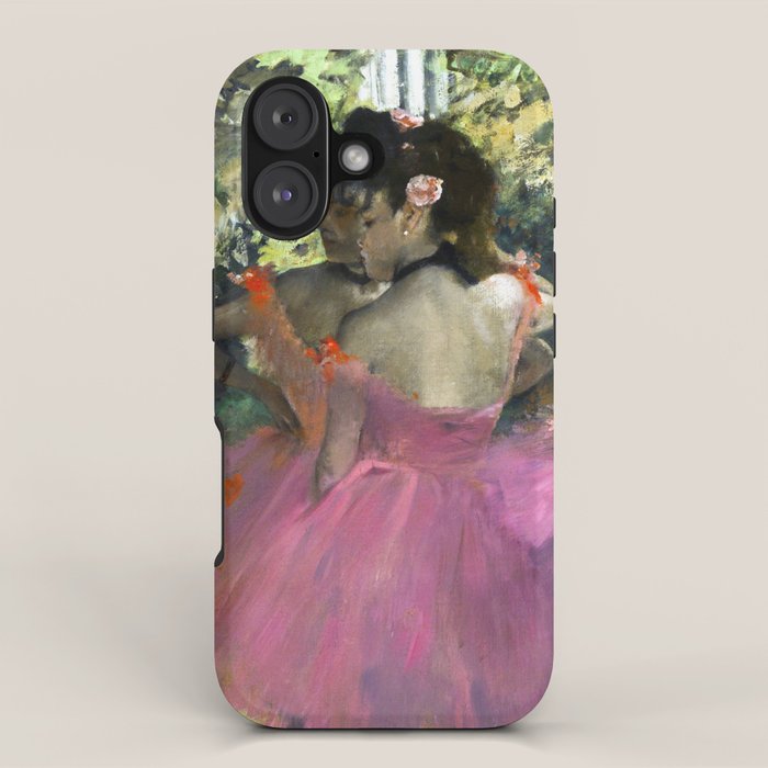 Edgar Degas Dancers in Pink iPhone Case Gallery Image 1