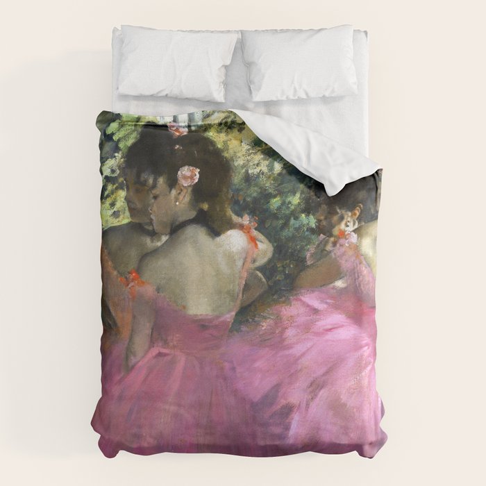 Edgar Degas Dancers in Pink Duvet Cover Gallery Image 6