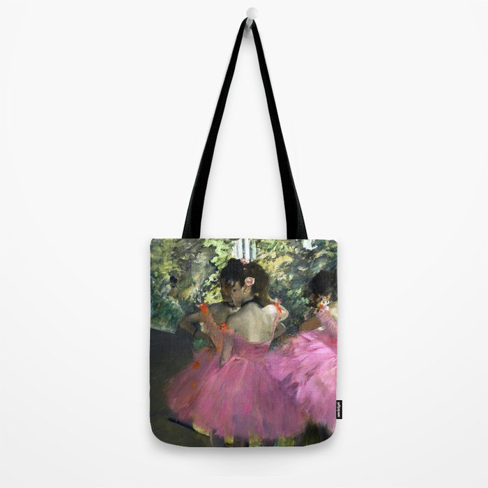 Edgar Degas Dancers in Pink Tote Bag Gallery Image 2