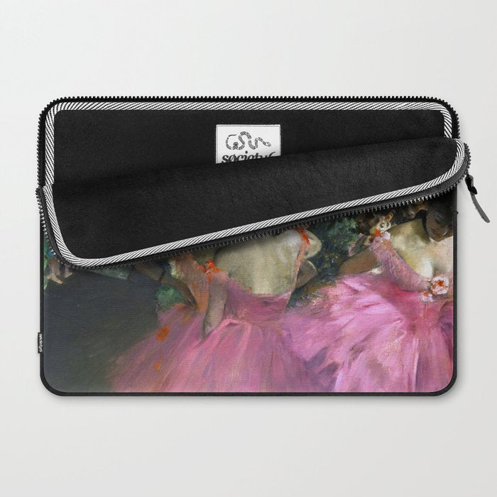 Edgar Degas Dancers in Pink Laptop Sleeve Gallery Image 2