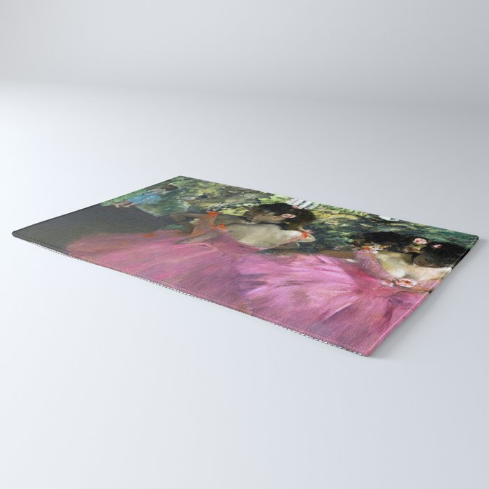 Edgar Degas Dancers in Pink Rug Gallery Image 3
