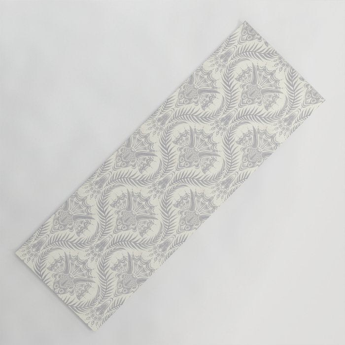 Triceratops Damask Yoga Mat Gallery Image 1