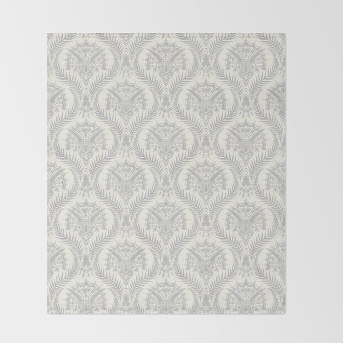 Triceratops Damask Throw Blanket Gallery Image 2