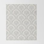 Triceratops Damask Throw Blanket Gallery Image 2