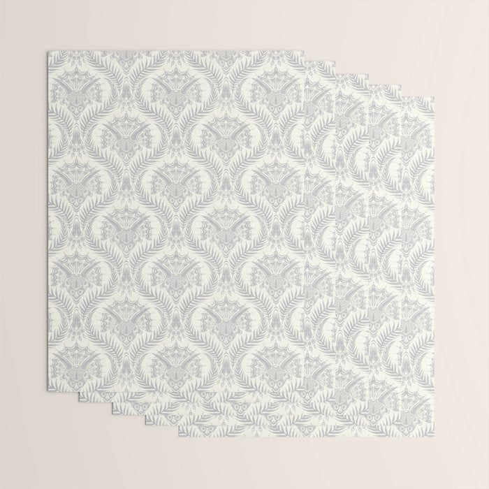 Triceratops Damask Wrapping Paper Gallery Image 3