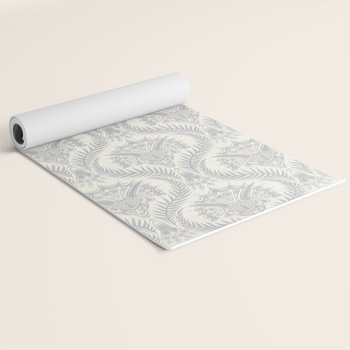 Triceratops Damask Yoga Mat Gallery Image 2