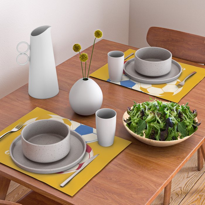 Love This Game - Football Illustration Placemat Gallery Image 2