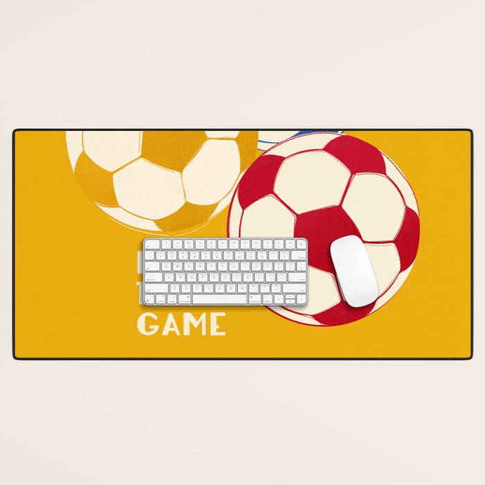 Love This Game - Football Illustration Desk Mat Gallery Image 1