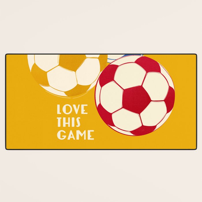 Love This Game - Football Illustration Desk Mat Gallery Image 3