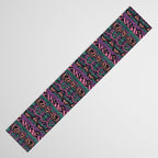 Mangatsika Mountain Stripe - Peach, Teal, Purple Table Runner Gallery Image 3