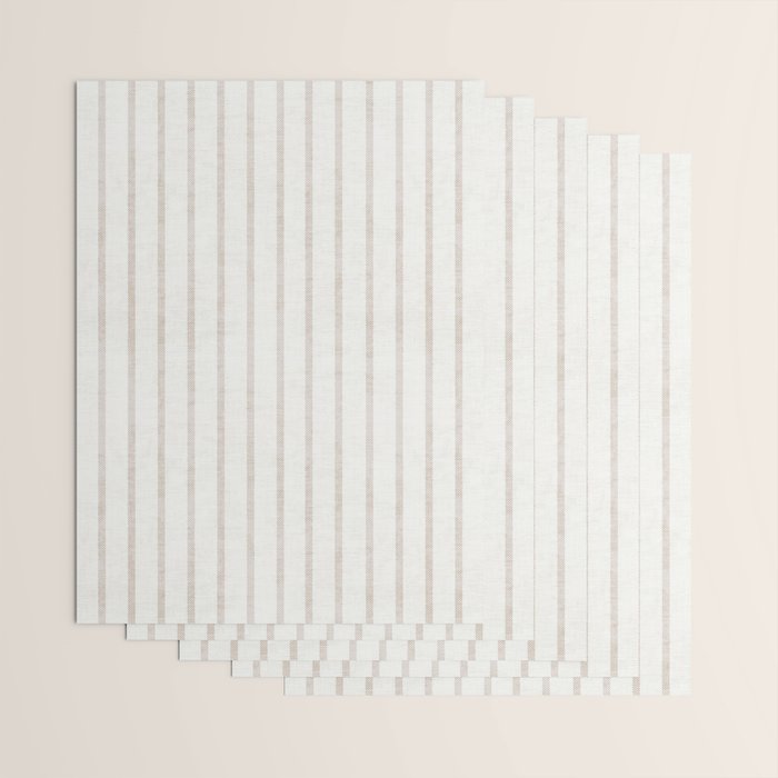 AEGEAN WIDE SPACED TICKING JUTE Wrapping Paper Gallery Image 3