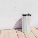 AEGEAN WIDE SPACED TICKING JUTE Travel Mug Gallery Image 4
