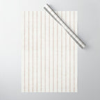 AEGEAN WIDE SPACED TICKING JUTE Wrapping Paper Gallery Image 1