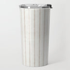 AEGEAN WIDE SPACED TICKING JUTE Travel Mug Gallery Image 2