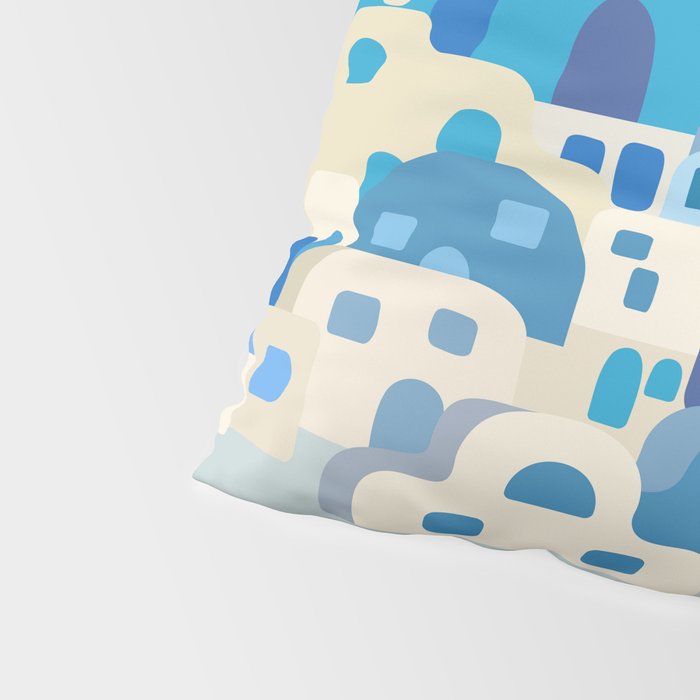 Sunny Santorini Pillow Sham Gallery Image 4