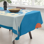 Sunny Santorini Tablecloth Gallery Image 3