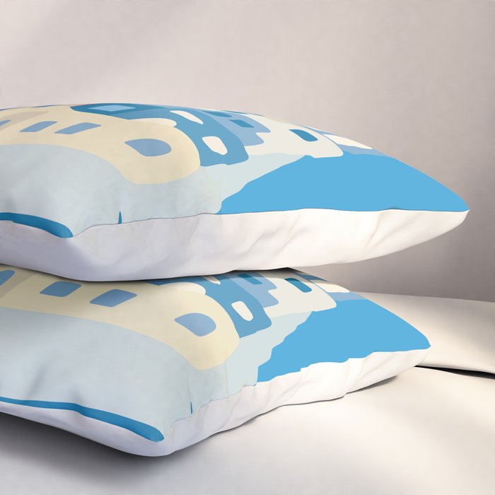 Sunny Santorini Pillow Sham Gallery Image 3