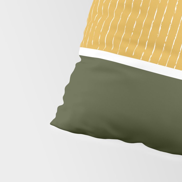 Mustard & Olive Pillow Sham Gallery Image 4