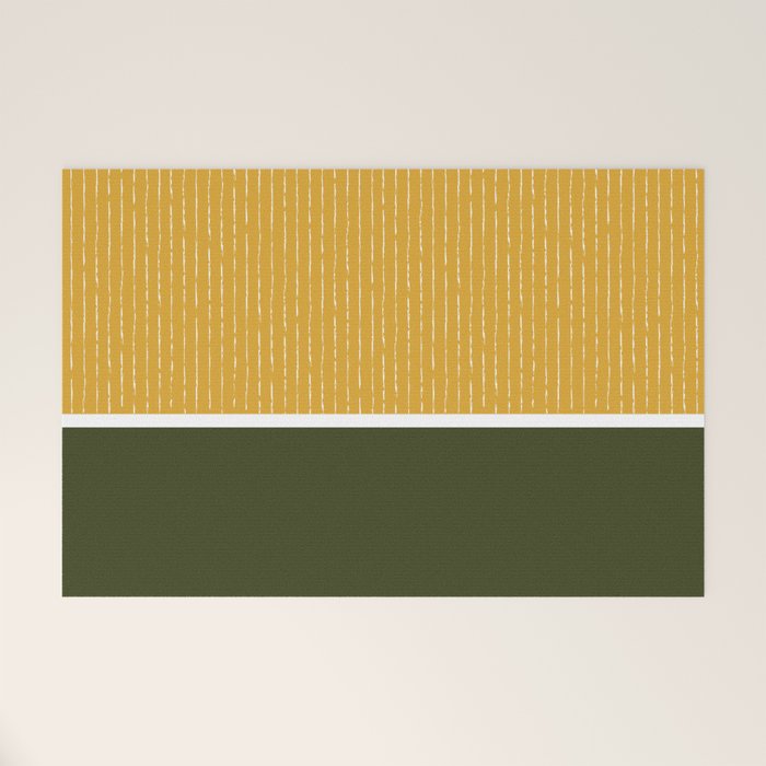 Mustard & Olive Welcome Mat Gallery Image 1