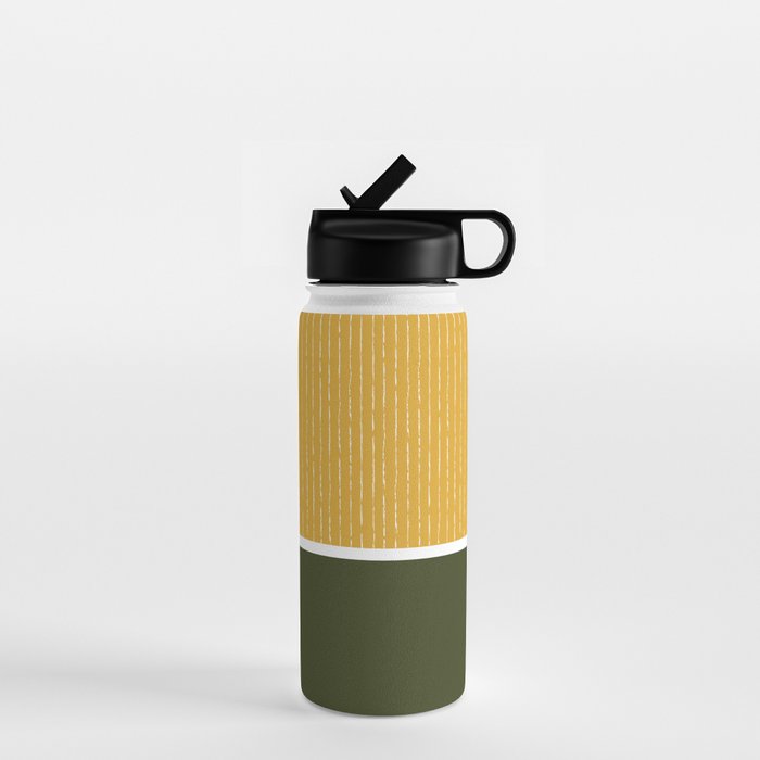 Mustard & Olive Water Bottle Gallery Image 1