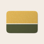 Mustard & Olive Bath Mat Gallery Image 1
