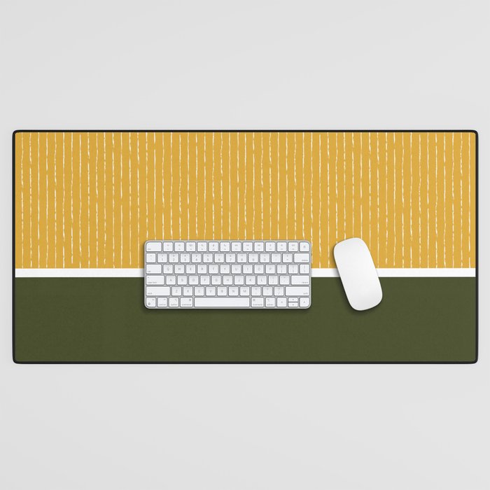 Mustard & Olive Desk Mat Gallery Image 1