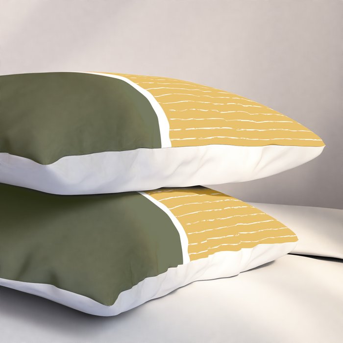 Mustard & Olive Pillow Sham Gallery Image 3