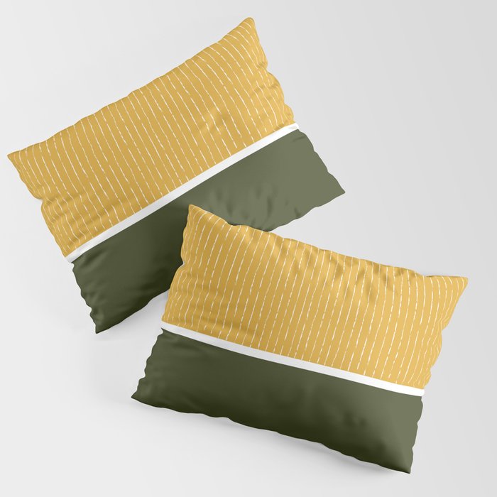 Mustard & Olive Pillow Sham Gallery Image 3